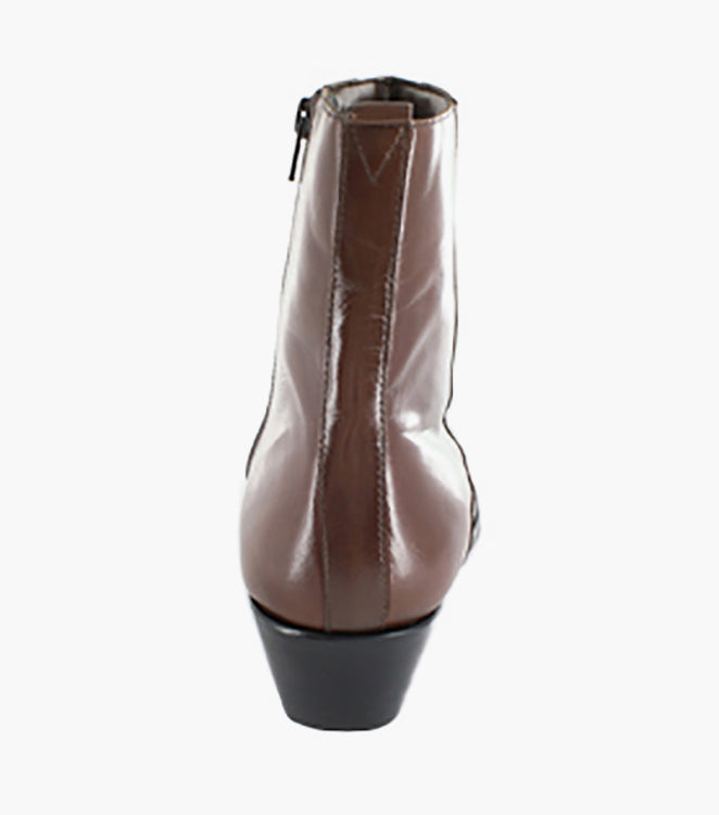 Stacy Adams SANTOS Side Zip Boot Cognac by Stacy Adams Shoes