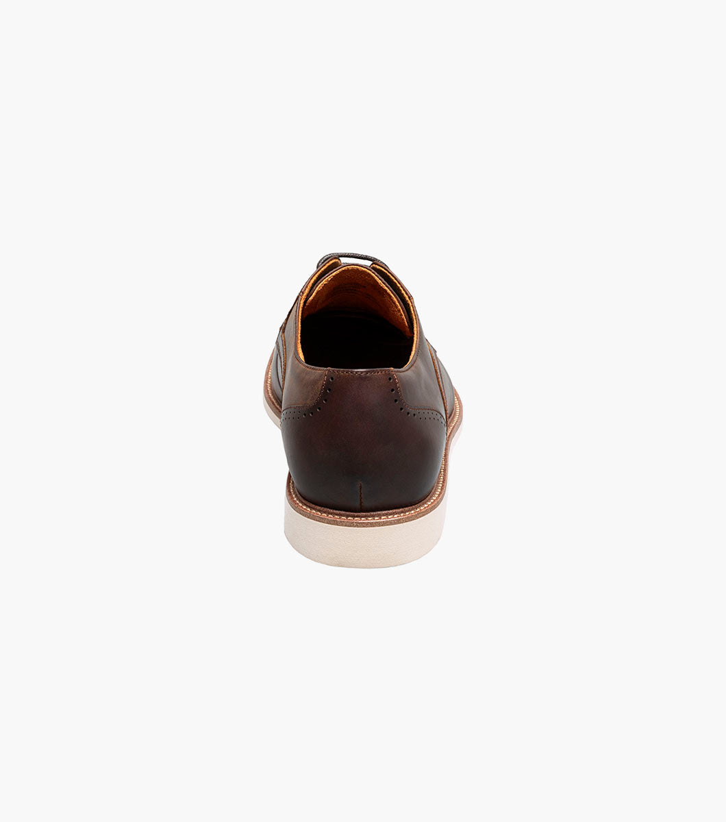 Stacy Adams WESCOTT Plain Toe Oxford Brown CH by Stacy Adams Shoes