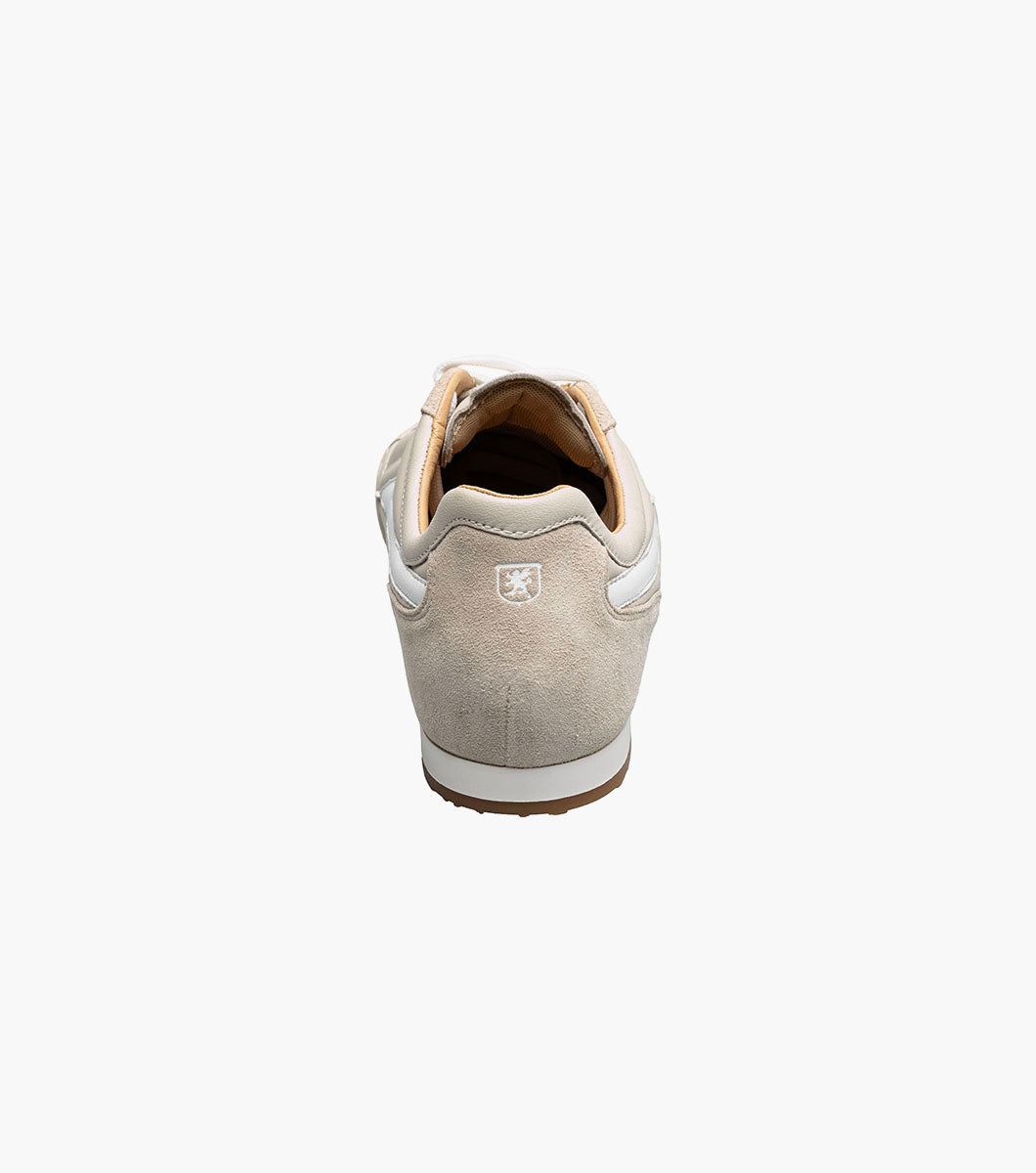 Stacy Adams ACTION 150 Sporty Lace Up Cream by Stacy Adams Shoes