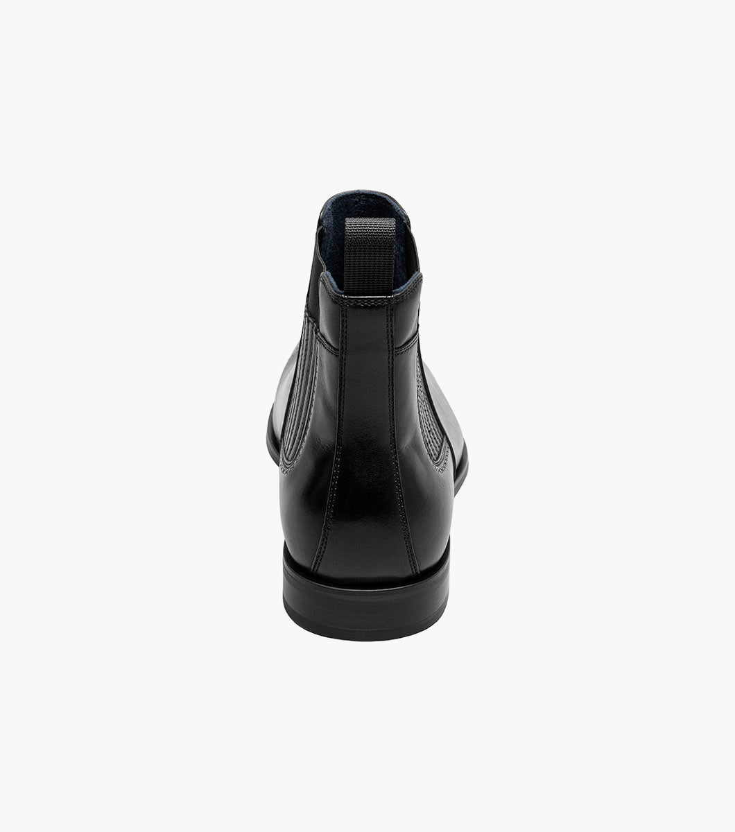 Stacy Adams BRADLEY Plain Toe Chelsea Boot Black by Stacy Adams Shoes