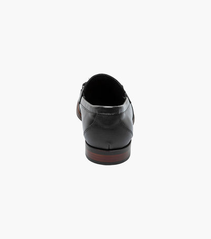 Stacy Adams KAYLOR Moc Toe Bit Slip On Black by Stacy Adams Shoes