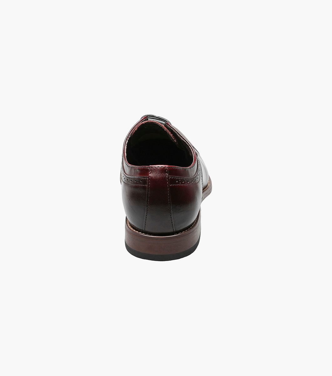 Stacy Adams DICKINSON Cap Toe Oxford Burgundy by Stacy Adams Shoes