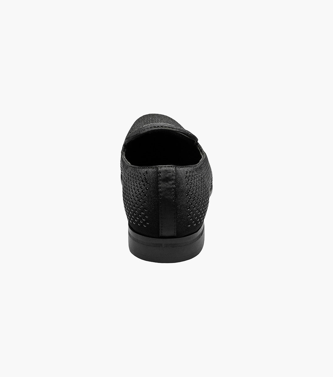 Stacy Adams SWAGGER Studded Slip On Black by Stacy Adams Shoes