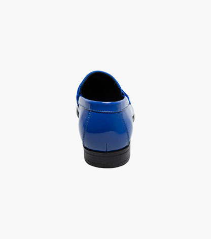 Stacy Adams SPRATLEY Moc Toe Saddle Slip On Royal by Stacy Adams Shoes