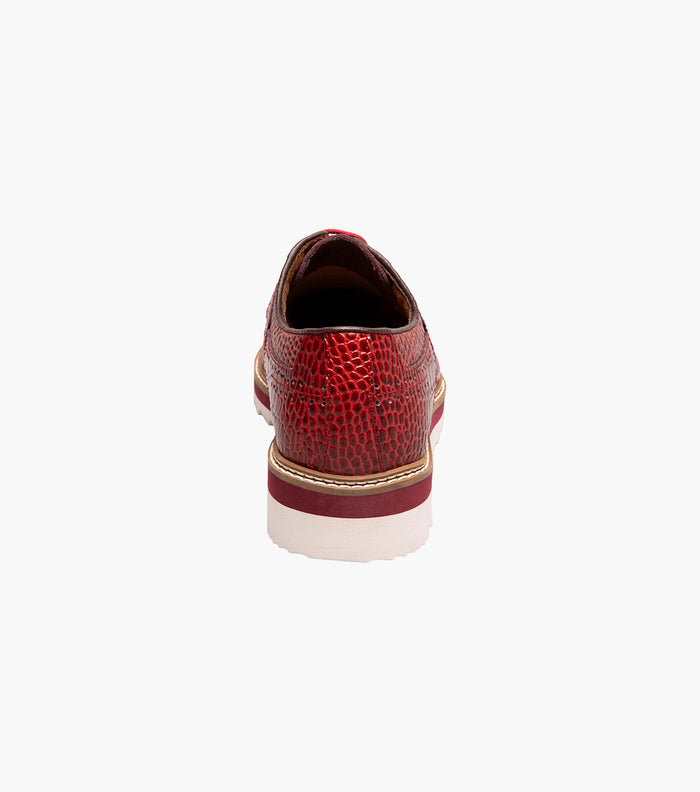 Stacy Adams ALARIO Wingtip Oxford Red by Stacy Adams Shoes