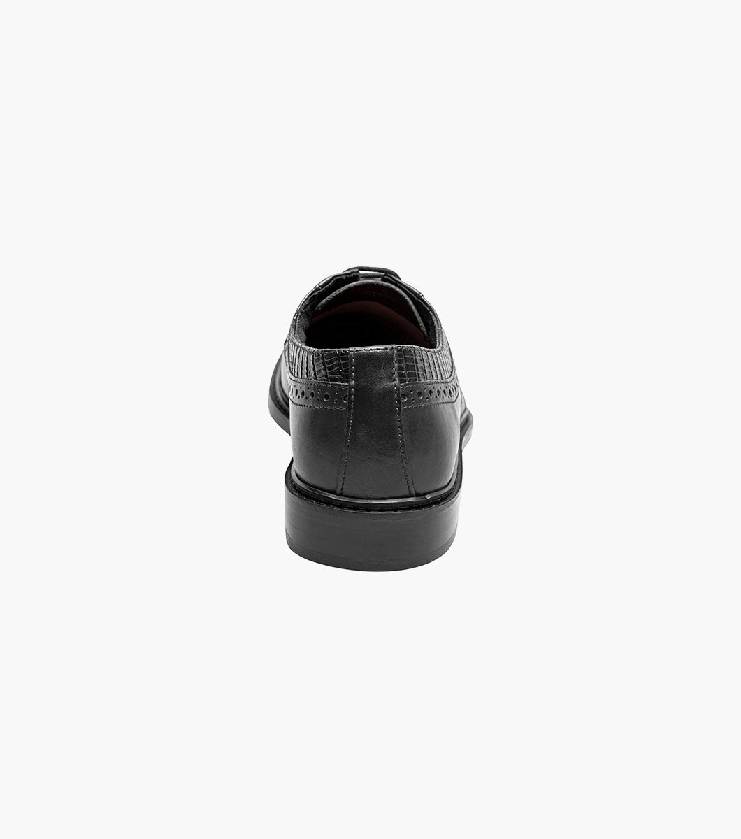 Stacy Adams GAMBETTA Modified Cap Toe Oxford Black by Stacy Adams Shoes