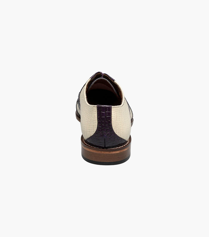 Stacy Adams TRISTANO Modified Bike Toe Oxford Purple Multi by Stacy Adams Shoes