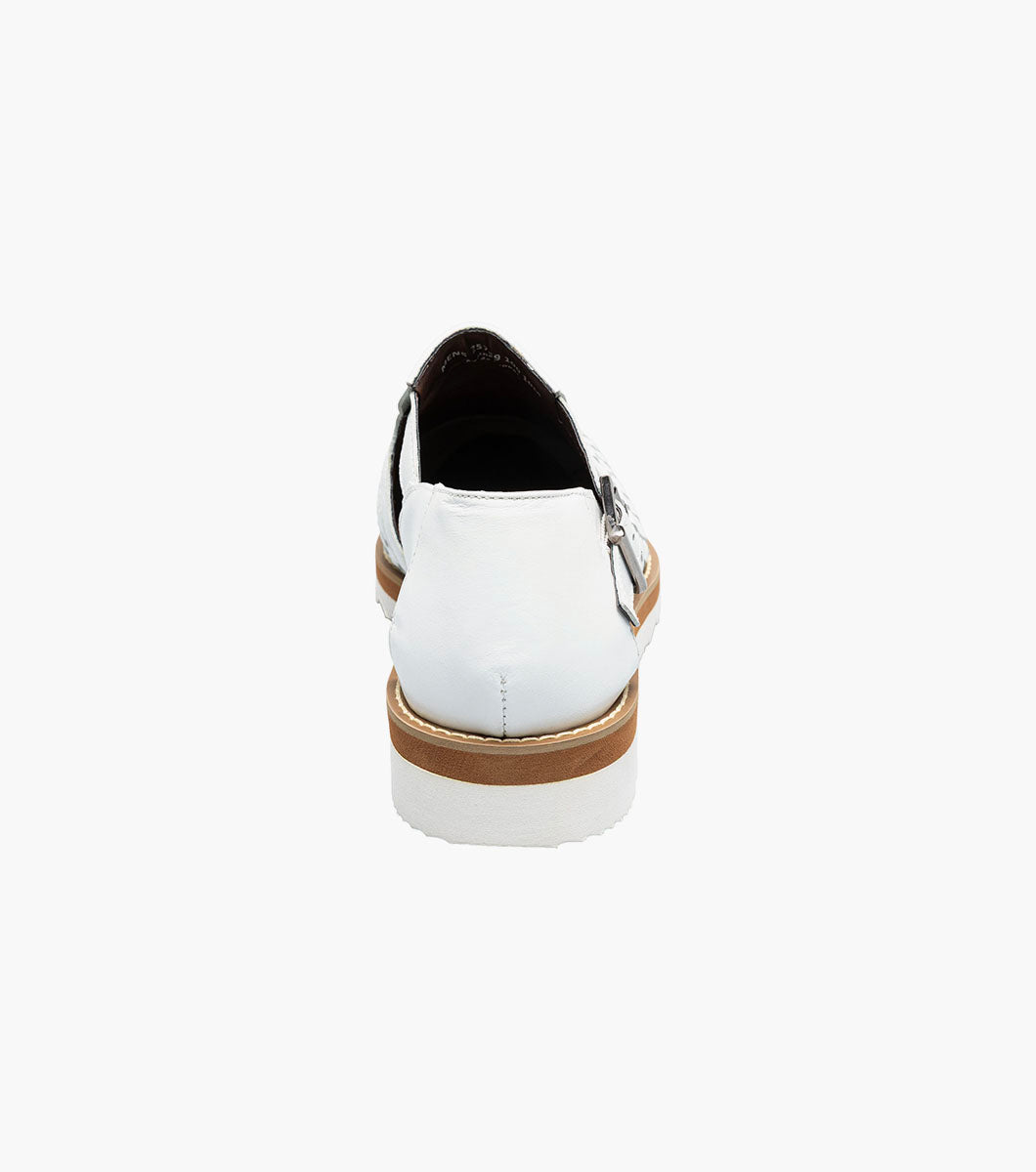 Stacy Adams ALVARADO Woven City Sandal White by Stacy Adams Shoes