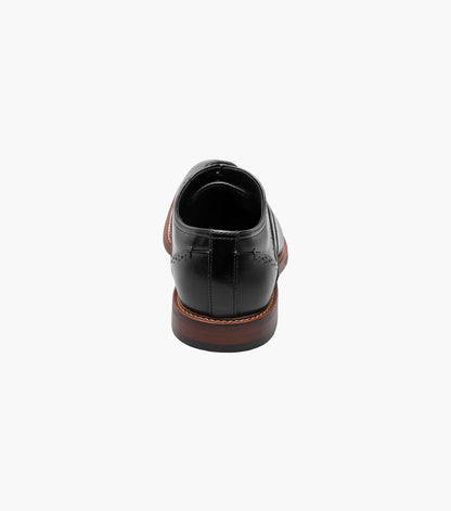 Stacy Adams MACARTHUR Wingtip Oxford Black Smooth by Stacy Adams Shoes