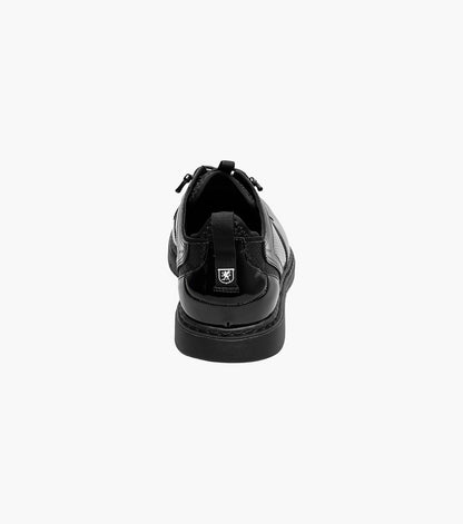 Stacy Adams SPYRE Plain Toe Elastic Lace Up Black Patent by Stacy Adams Shoes