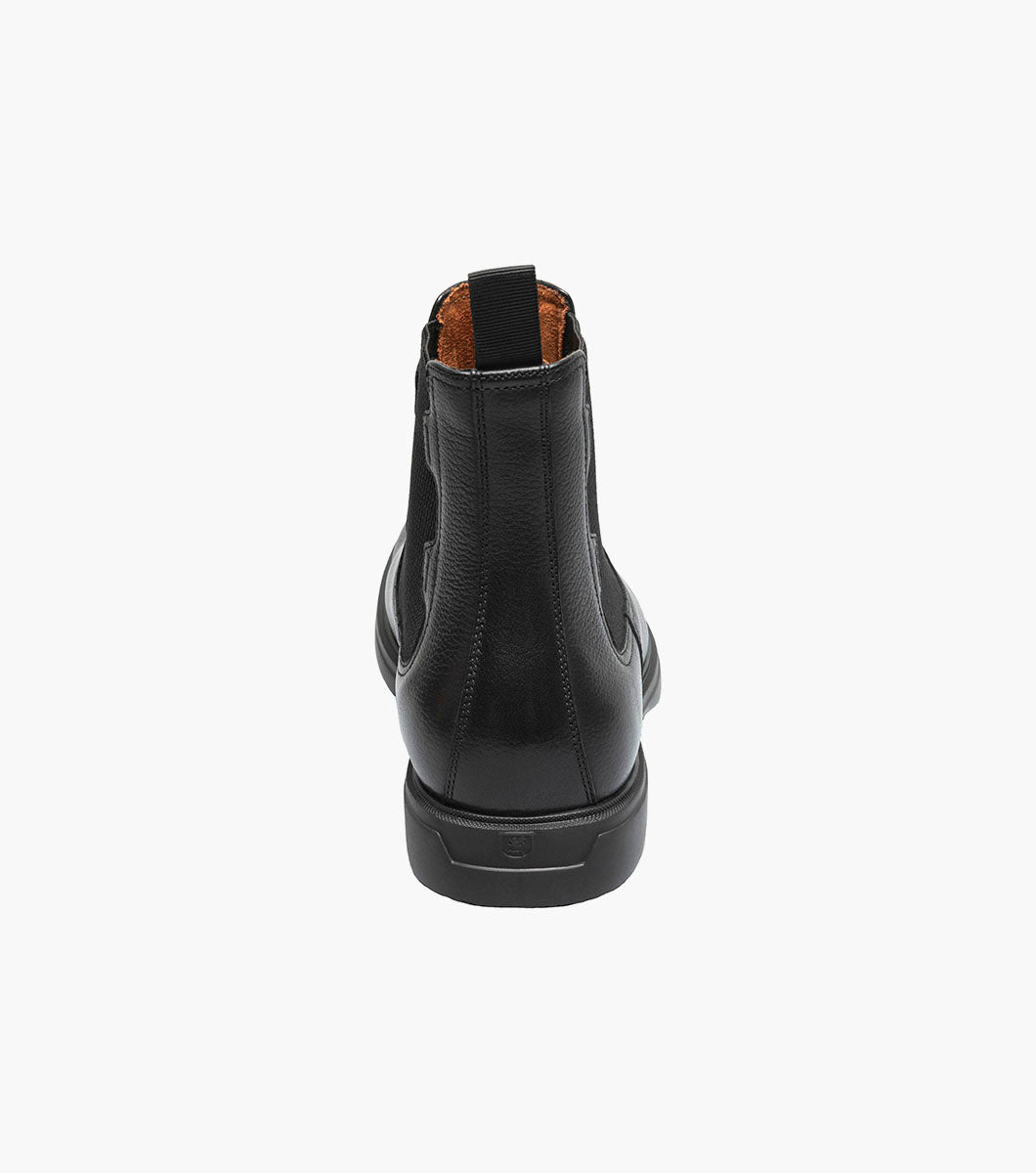 Stacy Adams TOWNSEND Plain Toe Chelsea Boot Black Tumbled by Stacy Adams Shoes