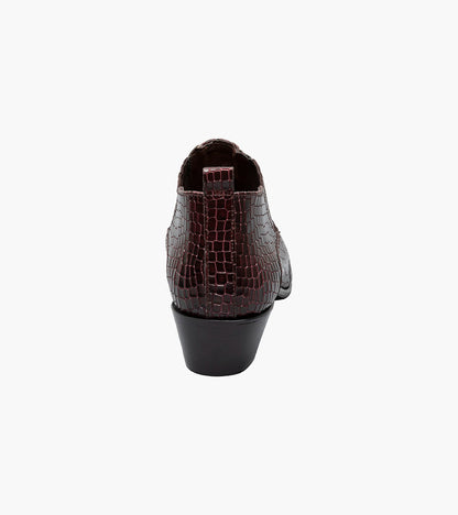 Stacy Adams SANDOVAL Cuban Heeled Boot Burgundy by Stacy Adams Shoes