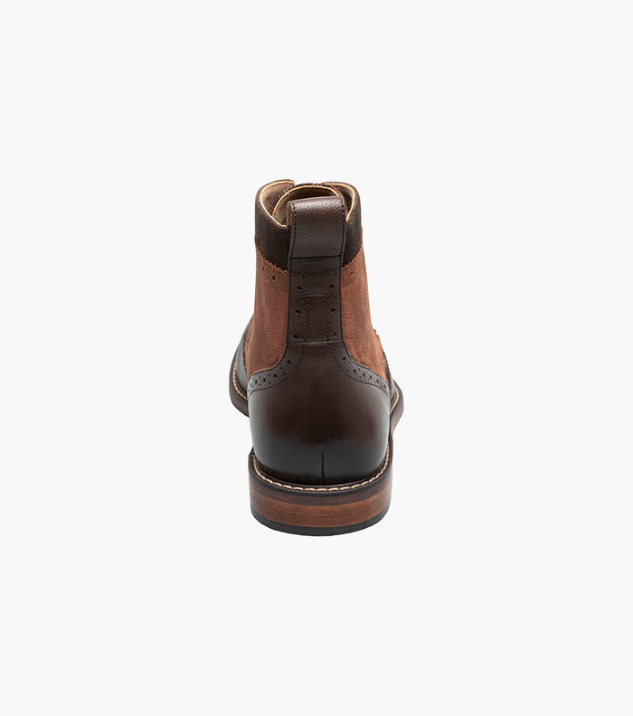 Stacy Adams FINNEGAN Wingtip Lace Up Boot Brown Multi by Stacy Adams Shoes