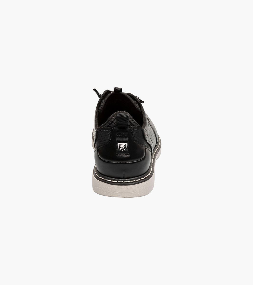 Stacy Adams SYNC Plain Toe Elastic Lace Up Black by Stacy Adams Shoes