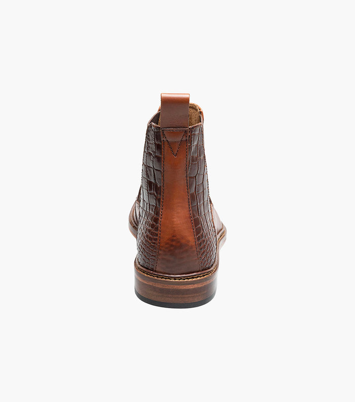 Stacy Adams GARZA Wingtip Chelsea Boot Cognac by Stacy Adams Shoes