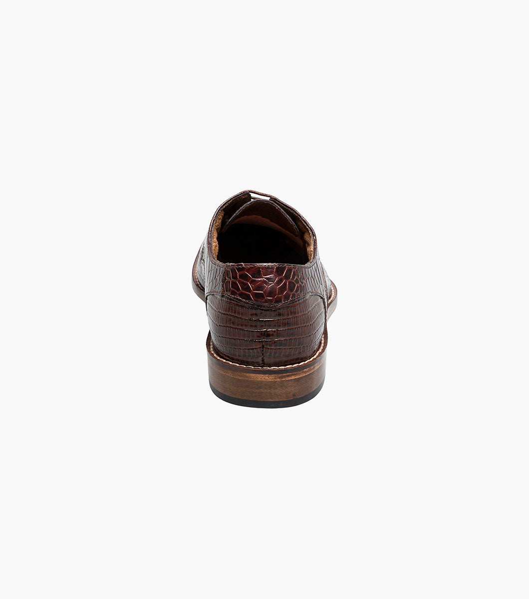 Stacy Adams GABARDO Bike Toe Oxford Cognac by Stacy Adams Shoes