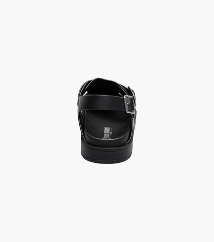 Stacy Adams LARGO Slingback Buckle Sandal Black by Stacy Adams Shoes