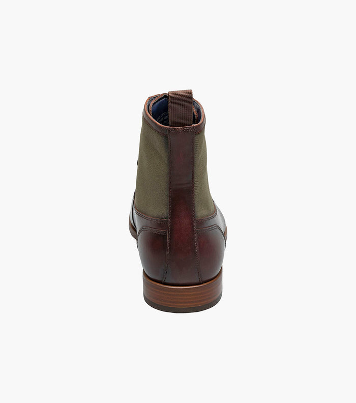 Stacy Adams BRUMLEY Moc Toe Lace Up Boot Brown Multi by Stacy Adams Shoes