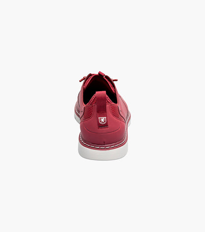 SYNCHRO Plain Toe Elastic Lace Up