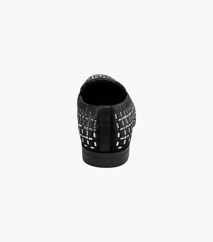 Stacy Adams STALLFORD Rhinestone Slip On Black Multi by Stacy Adams Shoes