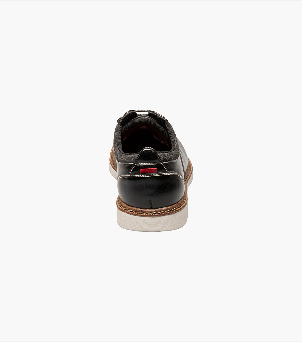 Stacy Adams KIDS SYNERGY Wingtip Lace Up Black by Stacy Adams Shoes