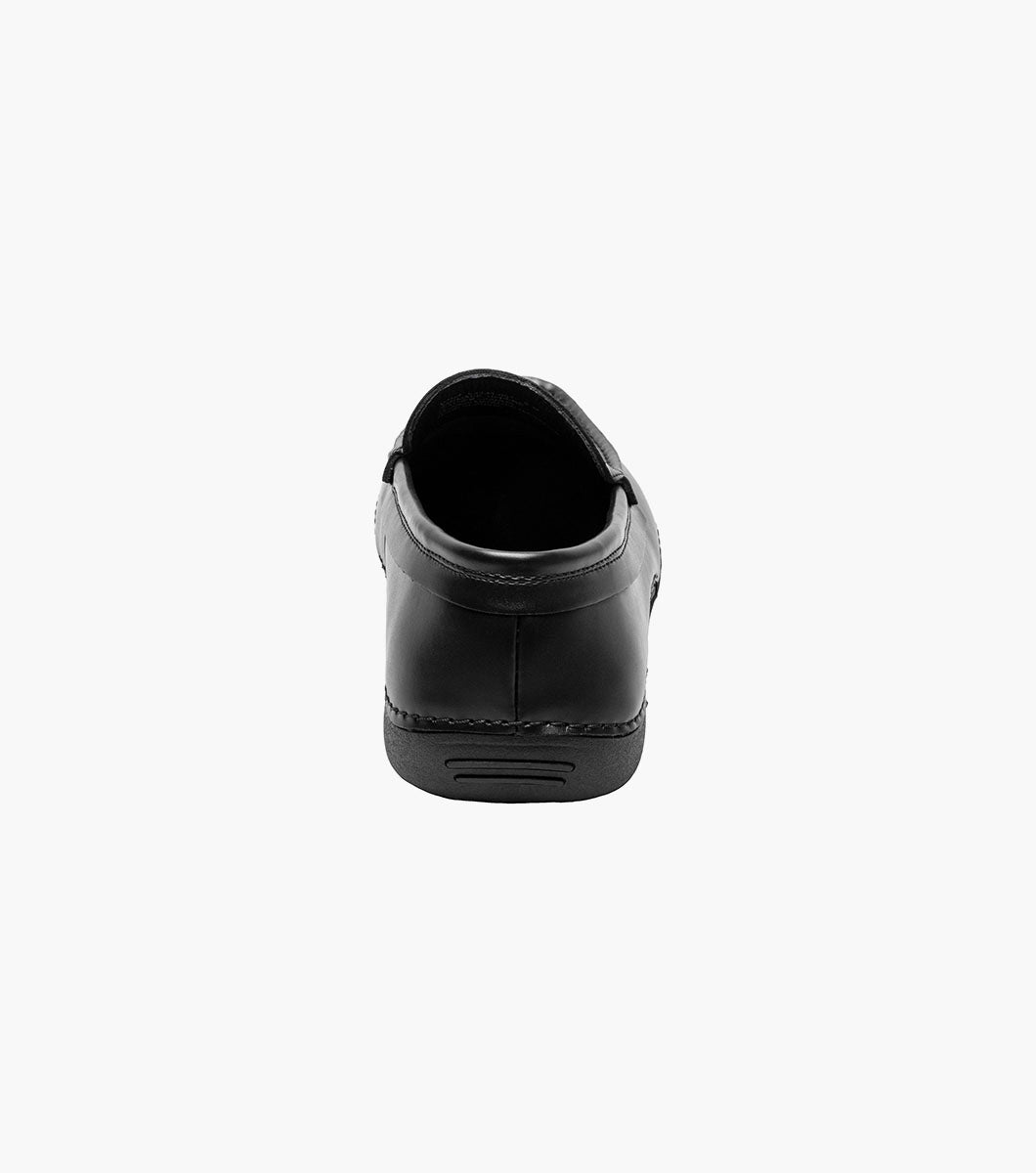Stacy Adams DEL Moc Toe Slip On Black by Stacy Adams Shoes
