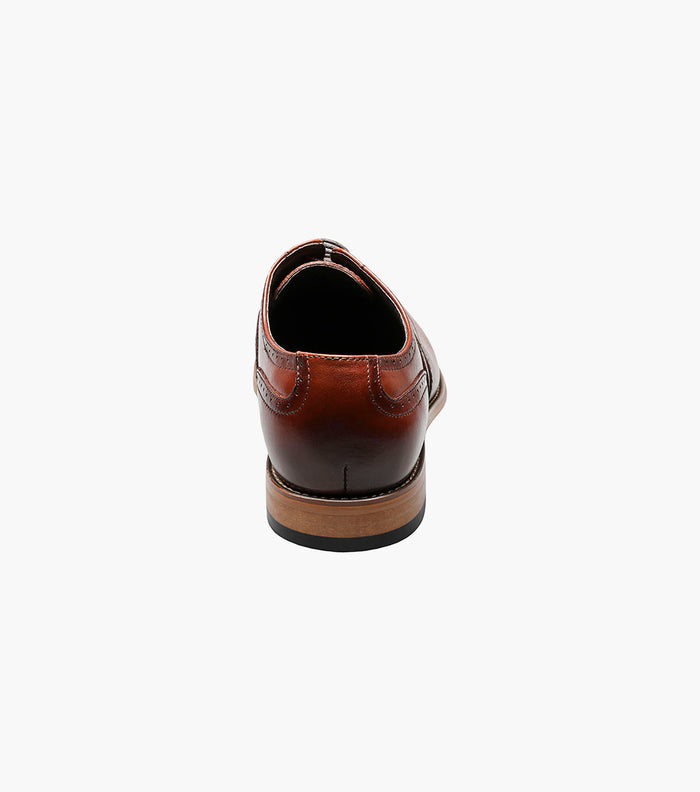 Stacy Adams DUNBAR Wingtip Oxford Cognac by Stacy Adams Shoes