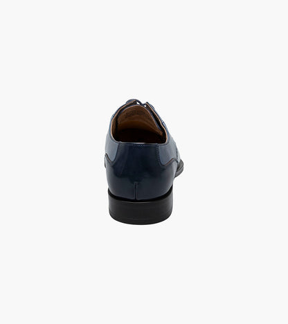 Stacy Adams PLAZA Modified Cap Toe Oxford Blue Multi by Stacy Adams Shoes
