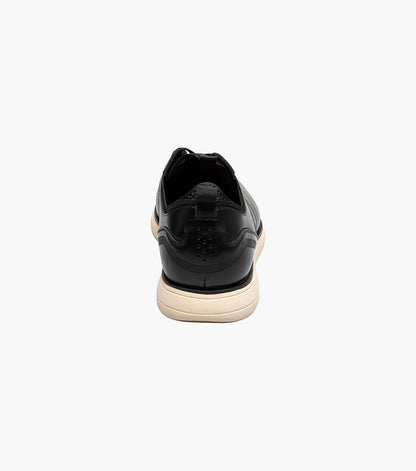 Stacy Adams EDGEWOOD Wingtip Elastic Lace Up Black by Stacy Adams Shoes