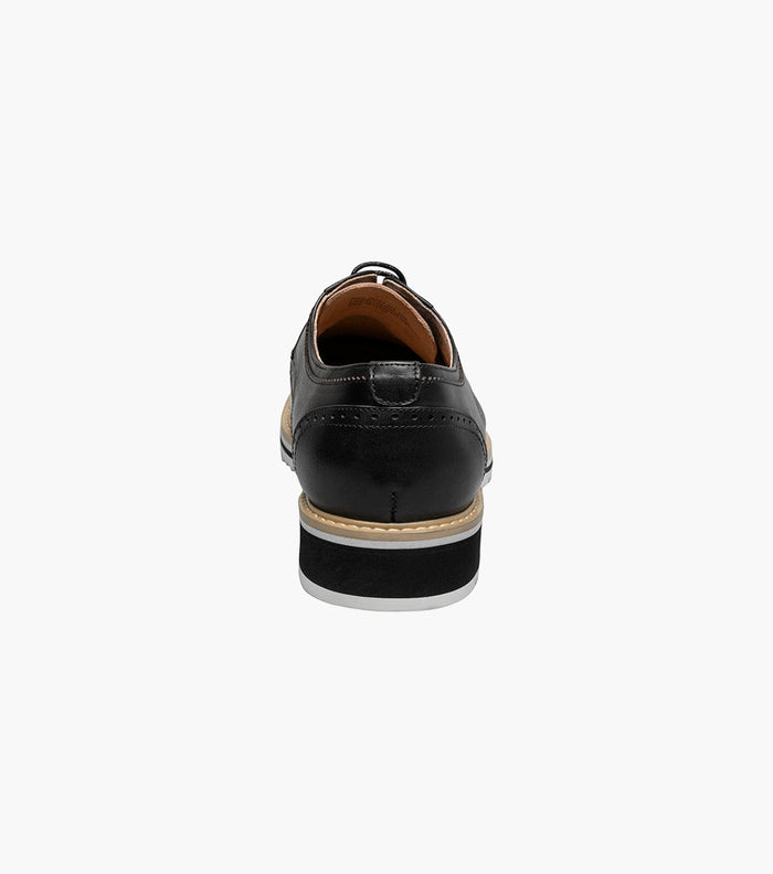 Stacy Adams BEAUMONT Wingtip Oxford Black w/White by Stacy Adams Shoes