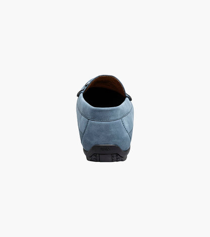 Stacy Adams COLTON Moc Toe Bit Slip On Navy by Stacy Adams Shoes
