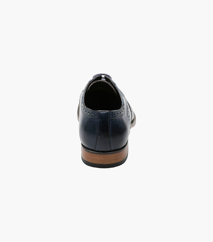 Stacy Adams TINSLEY Wingtip Oxford Cobalt Multi by Stacy Adams Shoes