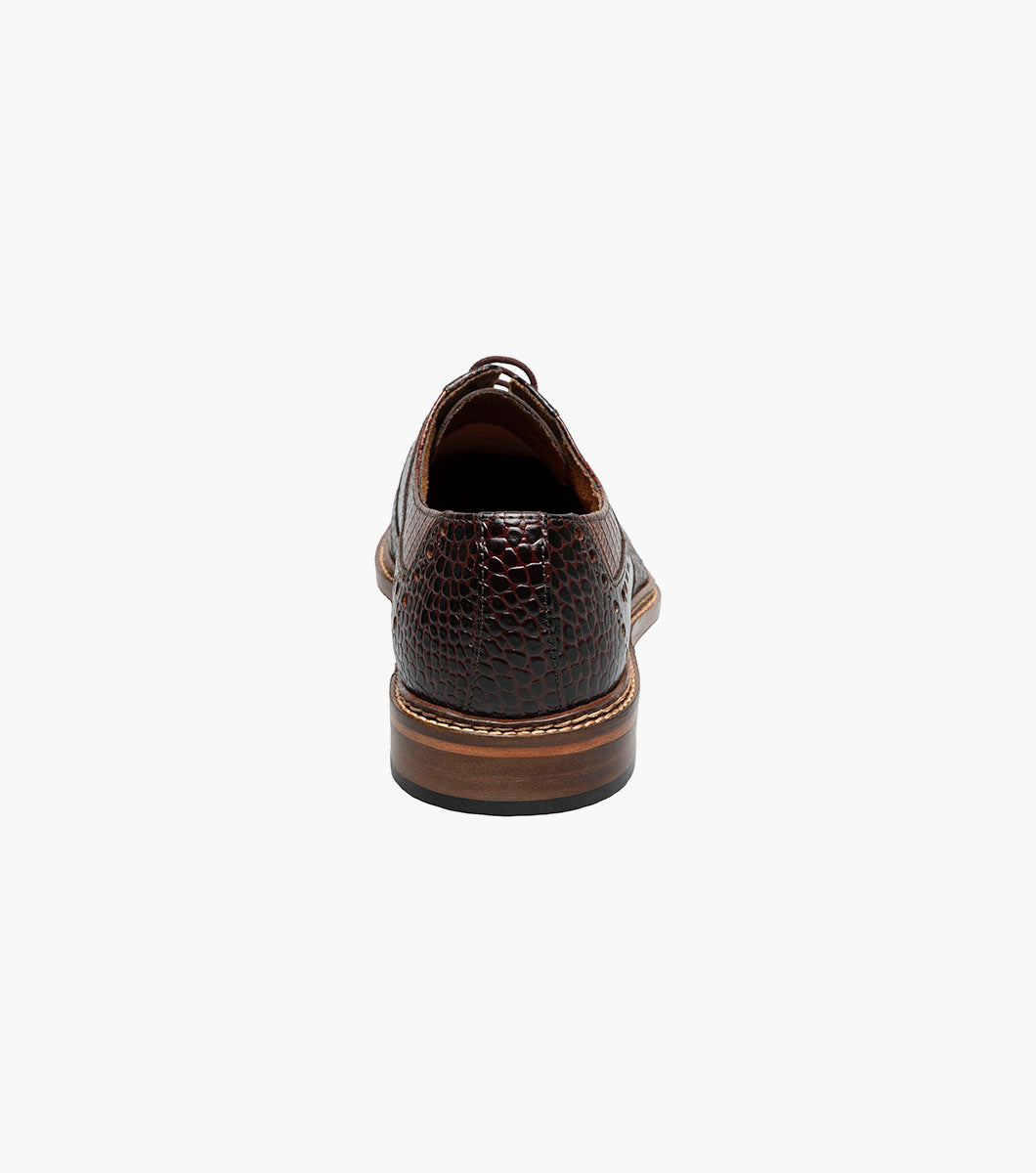 Stacy Adams TRAVATO Wingtip Oxford Brown Multi by Stacy Adams Shoes