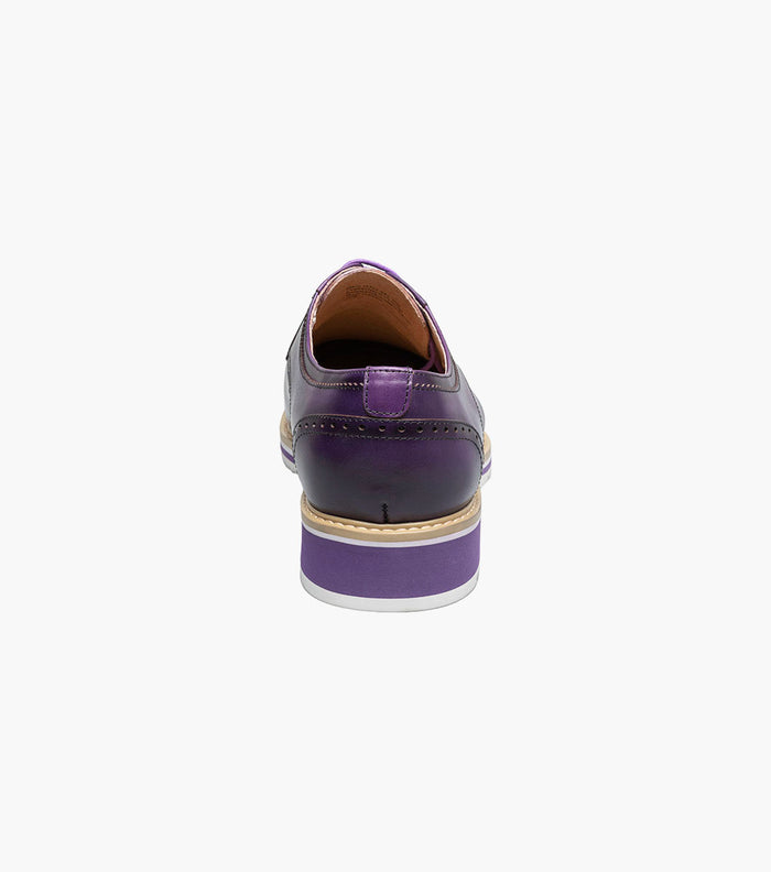 Stacy Adams BARRINGER Plain Toe Oxford Purple by Stacy Adams Shoes