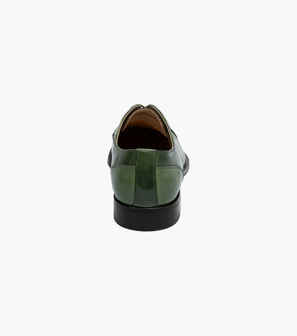 Stacy Adams PALMENTO Modified Cap Toe Oxford Green Multi by Stacy Adams Shoes