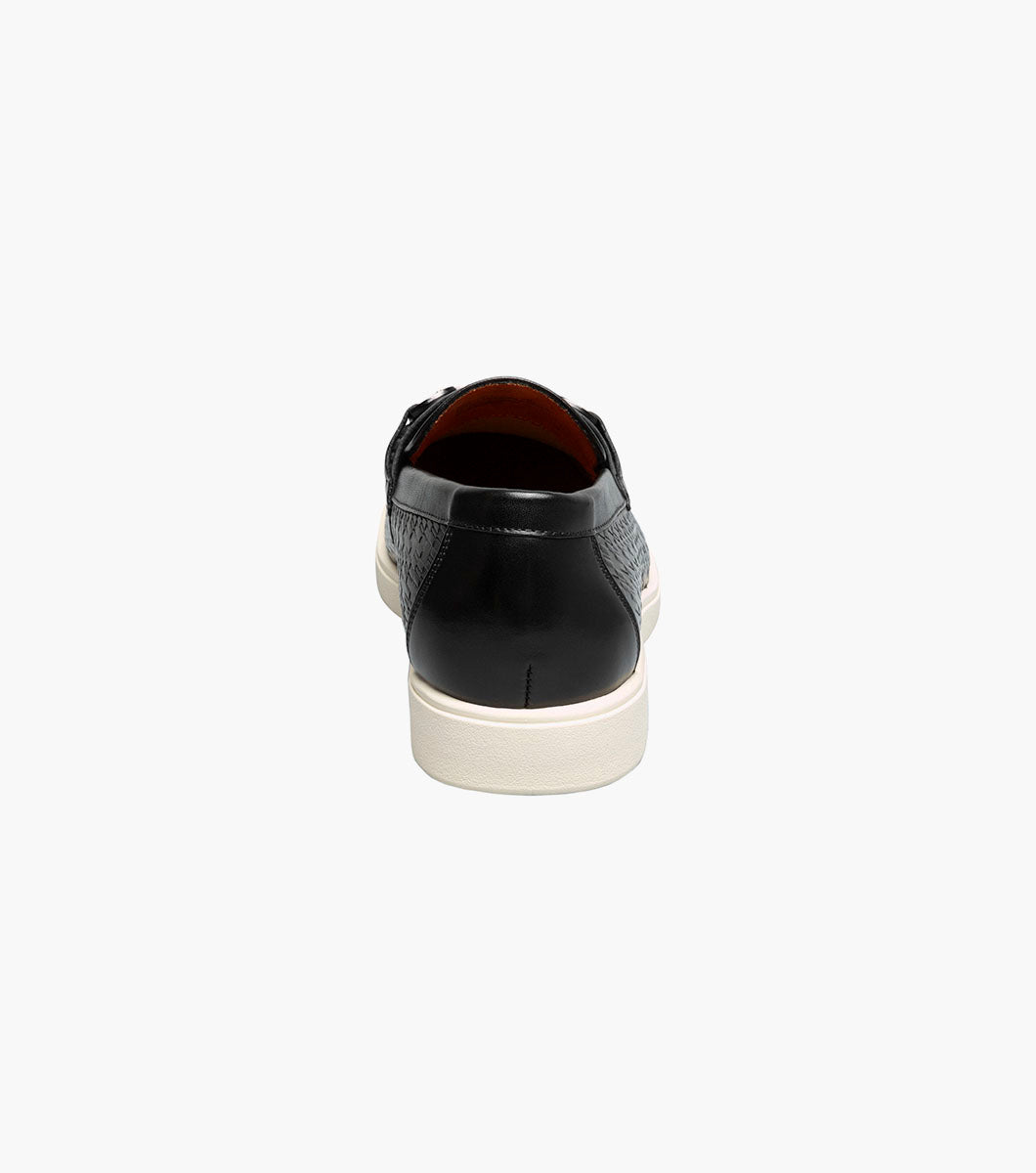 Stacy Adams SALYER Moc Toe Bit Slip On Black by Stacy Adams Shoes