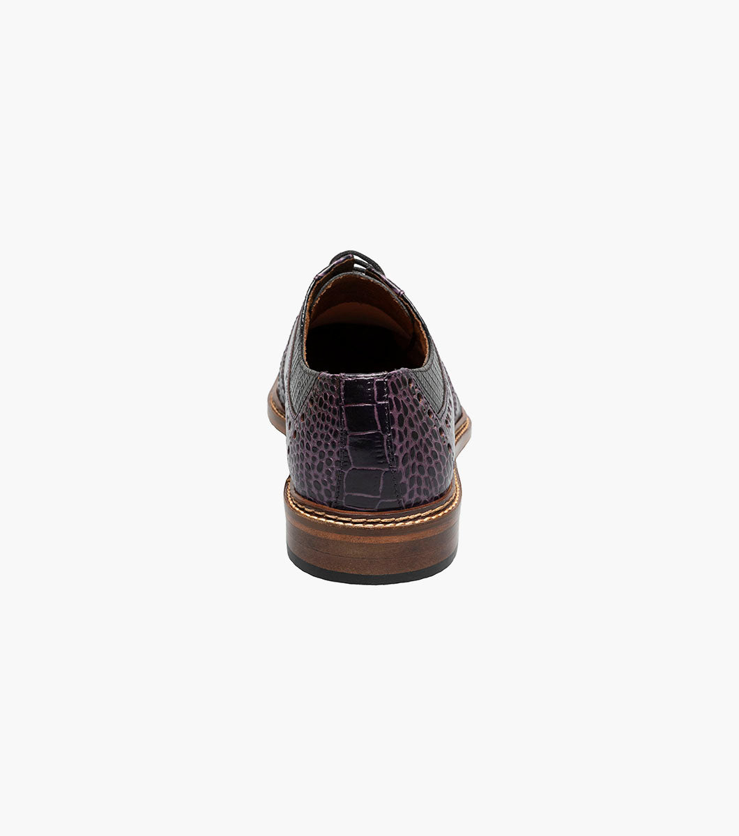 Stacy Adams TRAVATO Wingtip Oxford Purple Multi by Stacy Adams Shoes