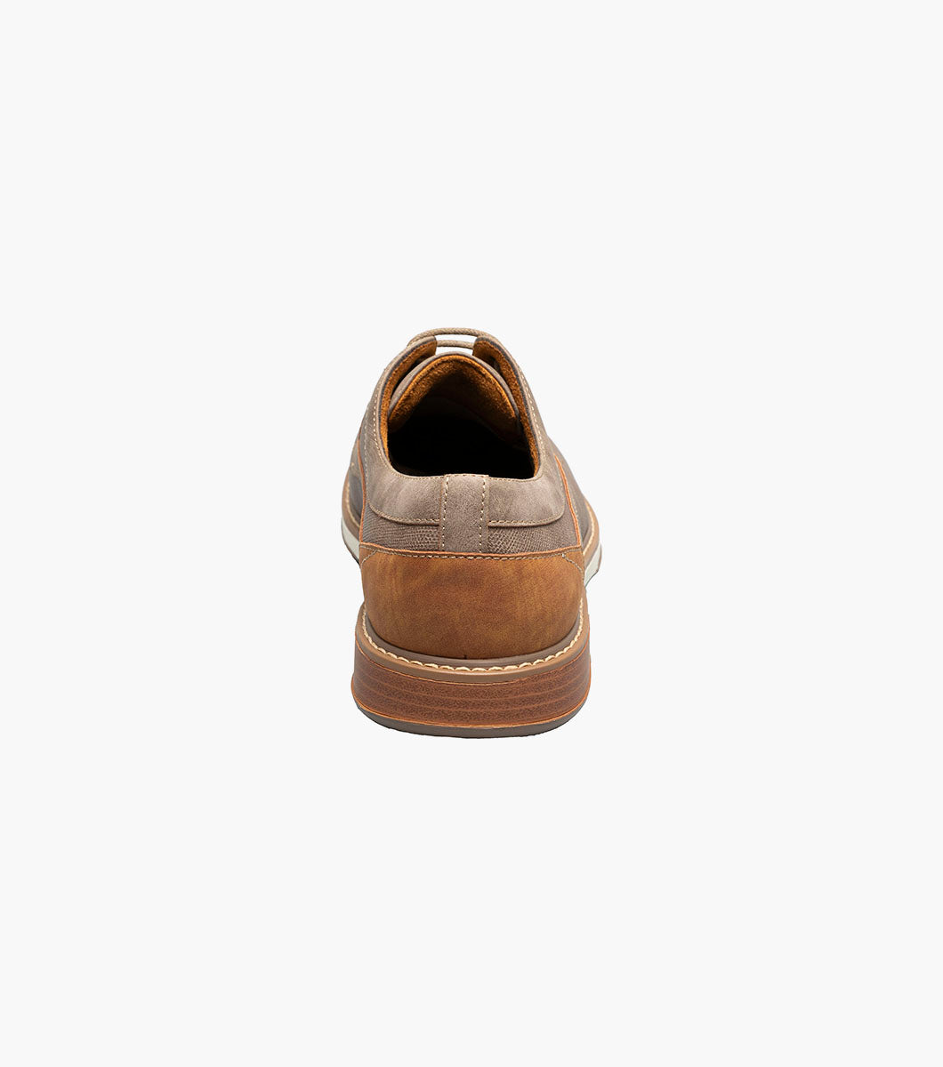 Stacy Adams PHINEAS Plain Toe Oxford Taupe by Stacy Adams Shoes