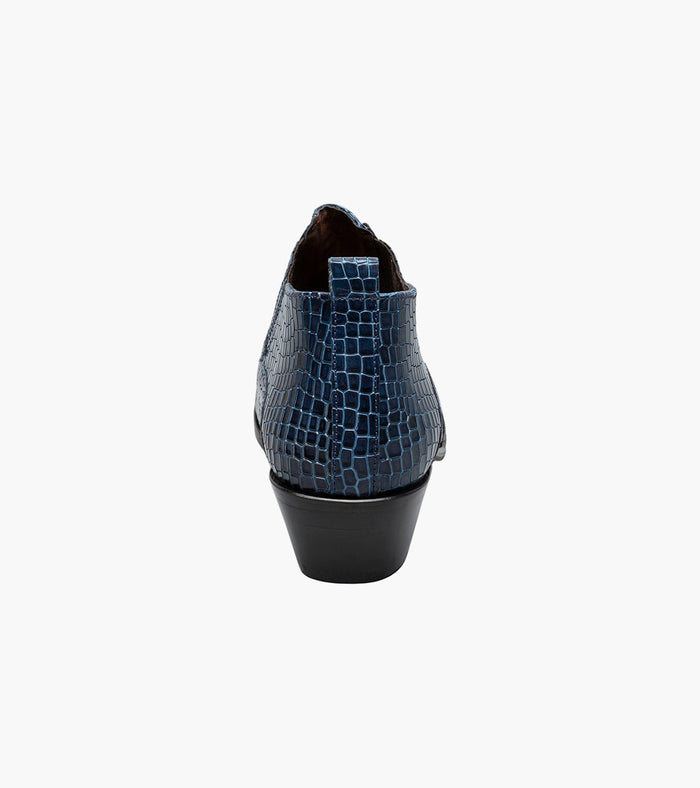 Stacy Adams SANDOVAL Cuban Heeled Boot Navy by Stacy Adams Shoes