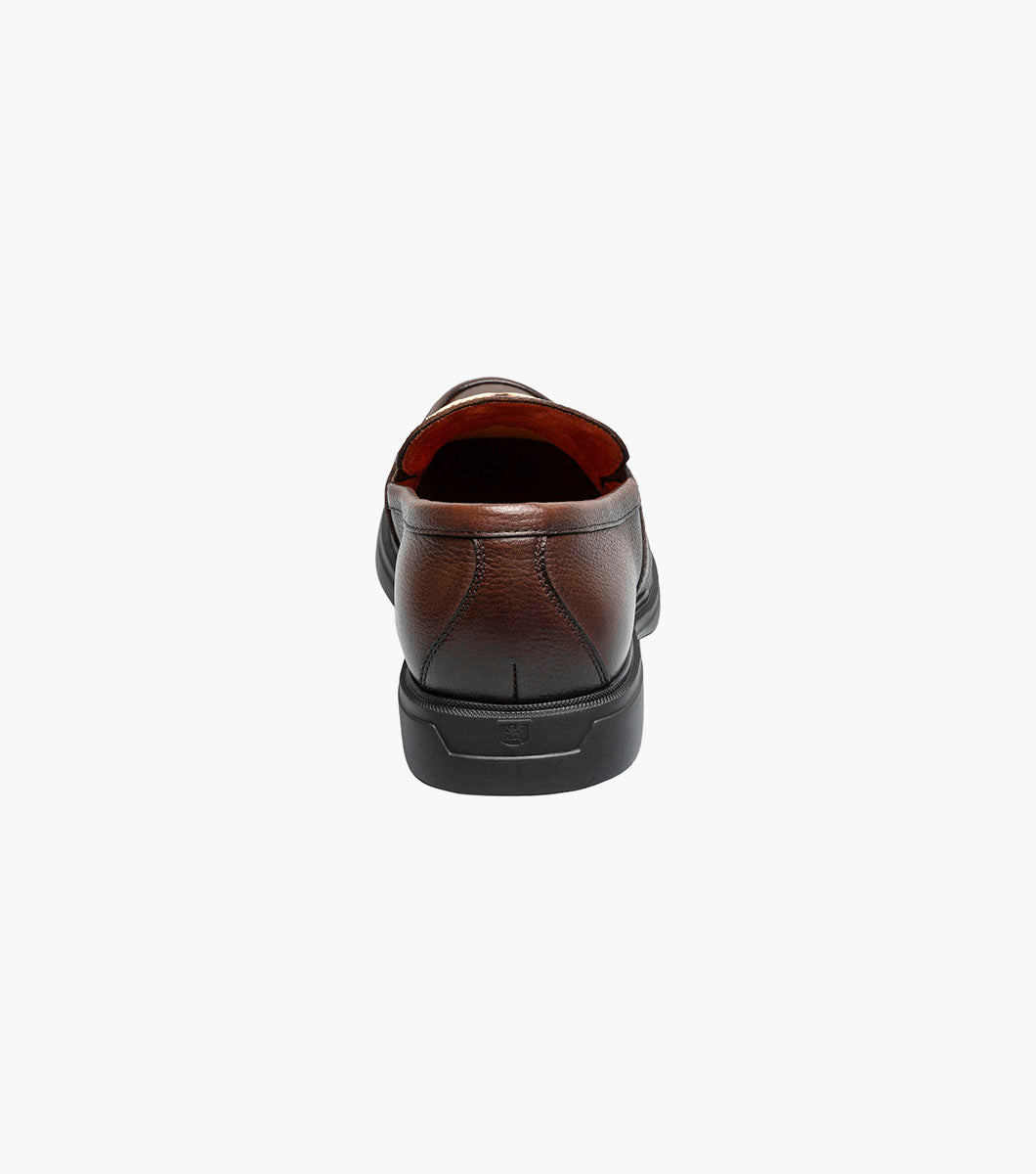 Stacy Adams TODRIDGE Moc Toe Bit Slip On Brown Tumbled by Stacy Adams Shoes