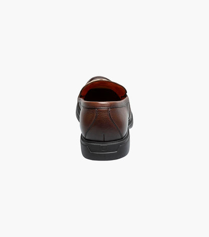 Stacy Adams TODRIDGE Moc Toe Bit Slip On Brown Tumbled by Stacy Adams Shoes