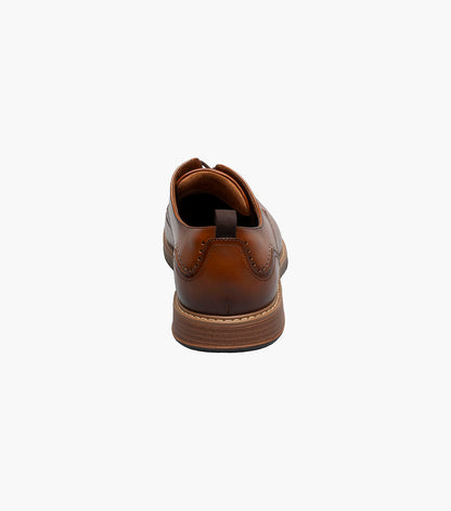 Stacy Adams PACER Plain Toe Oxford Cognac by Stacy Adams Shoes