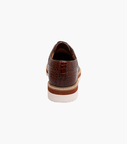 Stacy Adams ALARIO Wingtip Oxford Cognac by Stacy Adams Shoes