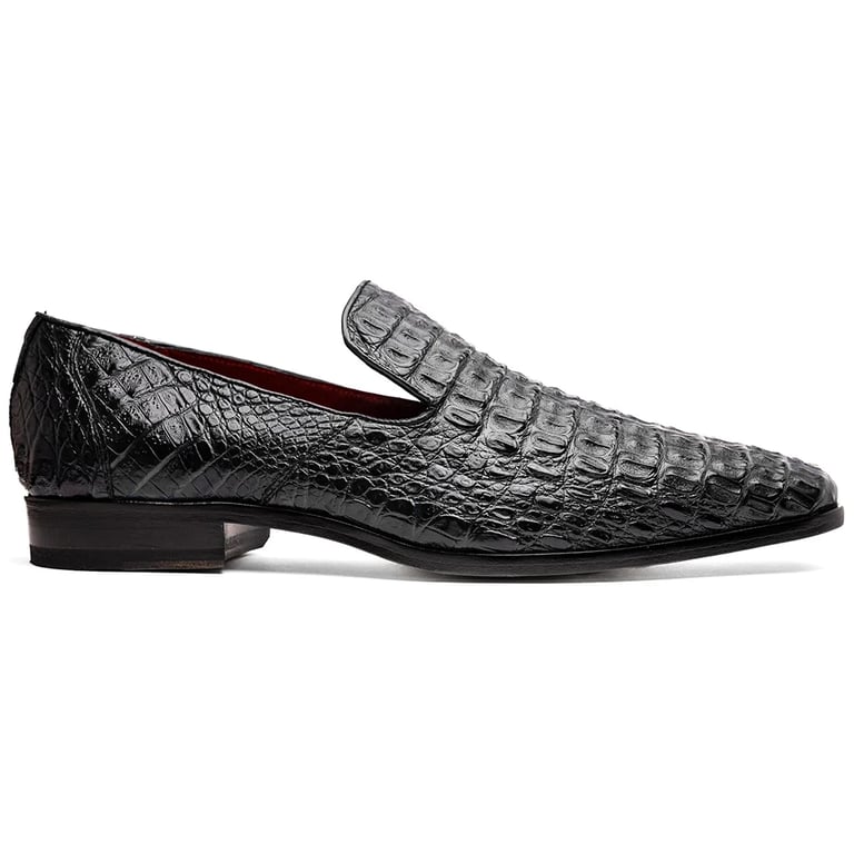 Marco Di Milano Trento Black Genuine Caiman Crocodile Slip-On - view 3