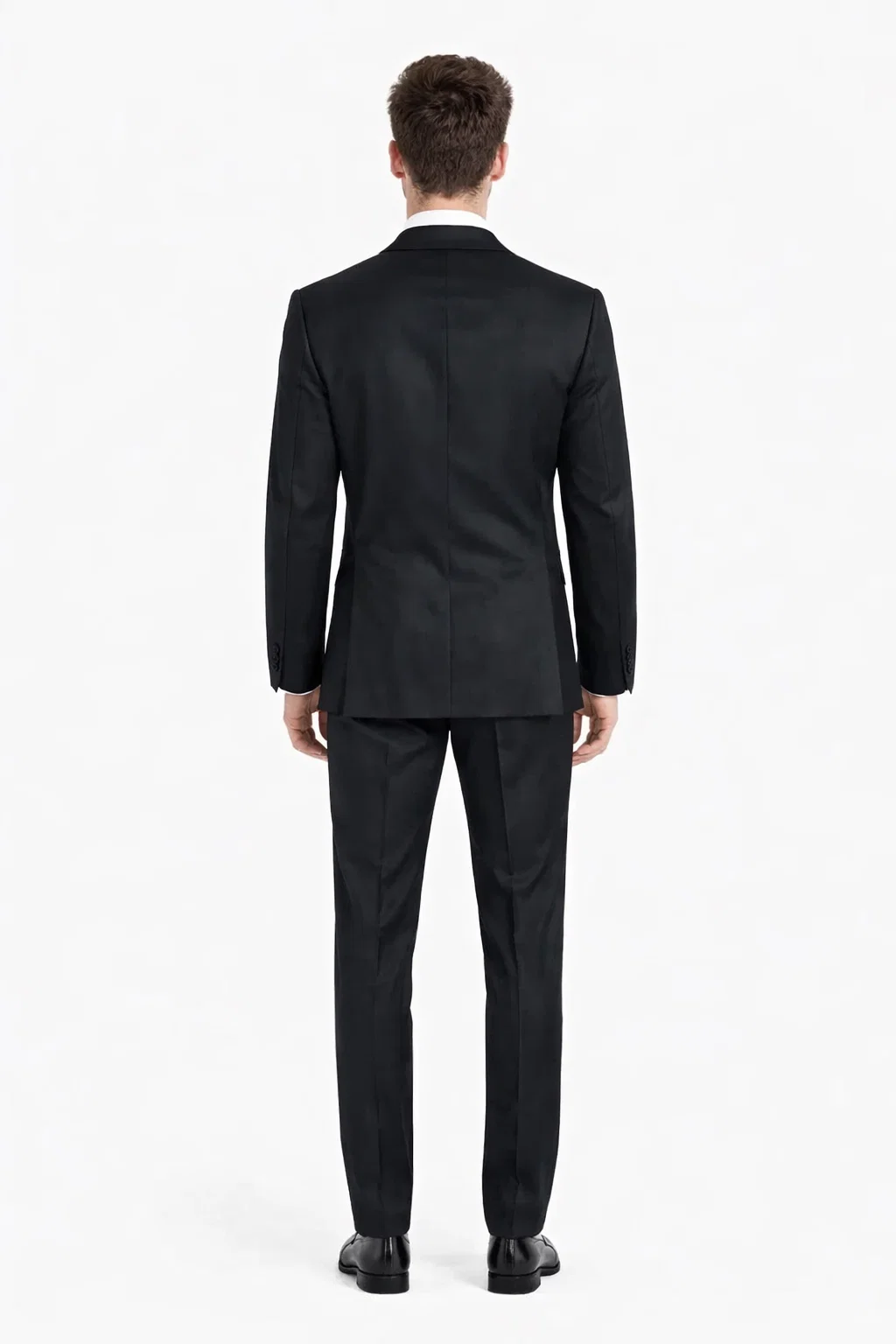 1 Button Designer Shawl Tuxedo in Black - Mens Slim Fitted Tuxedo