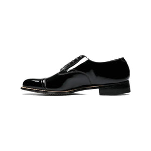 11003,Stacy Adams Patent Shiny Leather Concorde Cap Toe Oxford Lace Up