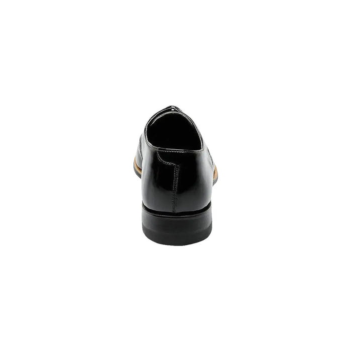 Stacy Adams Concorde 11003 Men’s Black Patent Leather Cap Toe Oxford Shoes – Formal Lace-Up Dress Shoes