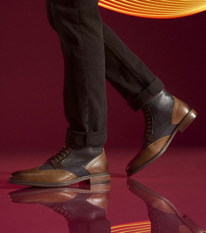 Stacy Adams Finnegan Wingtip Lace Up Boot by Stacy Adams Shoes