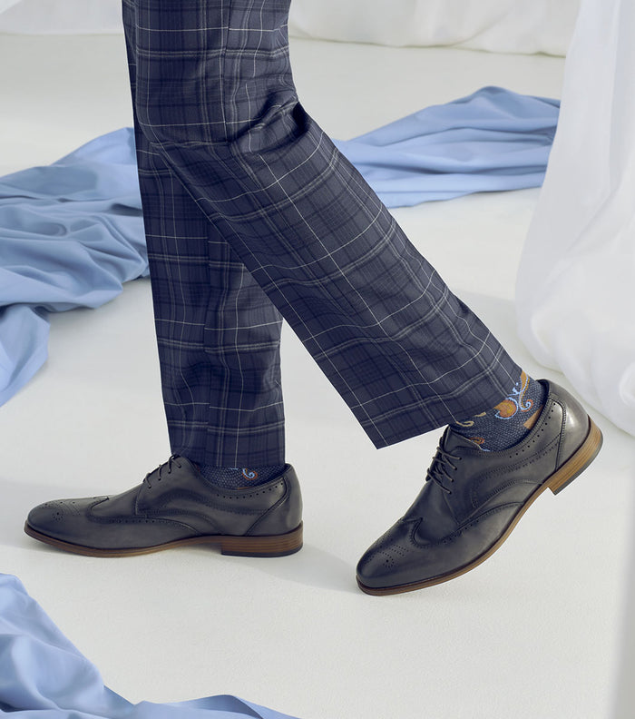 Stacy Adams BRAYDEN Wingtip Oxford Gray by Stacy Adams Shoes