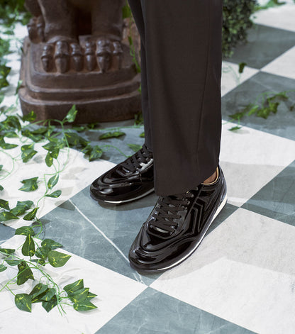 Stacy Adams ACTION 150 Sporty Lace Up Black Patent by Stacy Adams Shoes